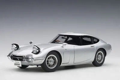 1:18 Toyota 2000 GT Coupe By AUTOart In Silver 78752 Model Car • £262.49