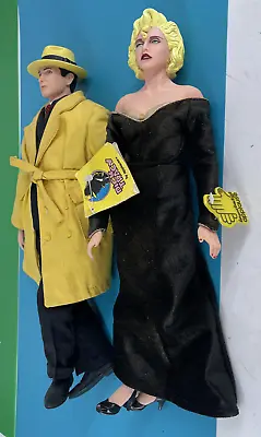 RARE 1990 Applause DICK TRACY & MADONNA Breathless Mahoney Doll Set 100% Comp • $24.90
