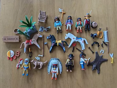 Playmobil Cowboys And Indians Vintage Selection • £10