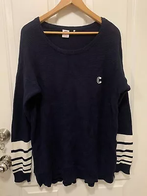 Carlton Blues AFL Cotton-on Long Sleeve Knit Jumper Size L • $15.99