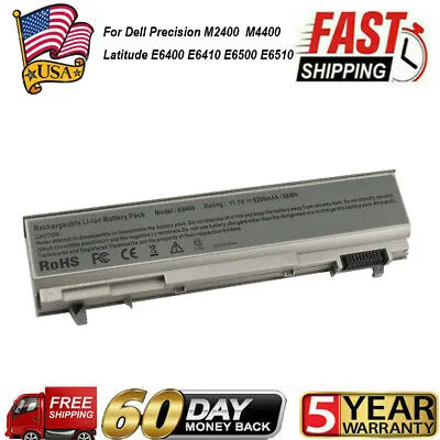 Battery For Dell Latitude E6400 E6410 E6500 E6510 PT434 Precision M2400 M4400 • $15.99