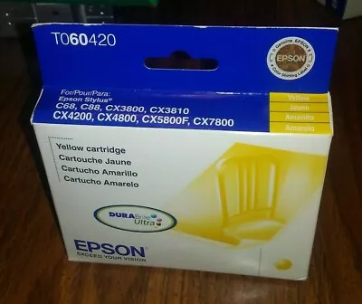 EPSON T060420 Dura Brite Ultra Ink C68 C88 CX3800 CX3810 Expired • $12