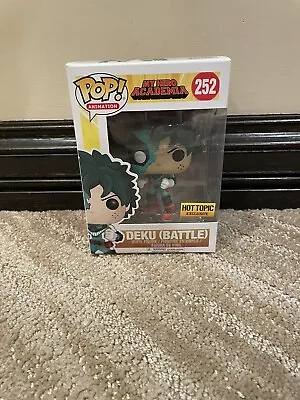 Funko Pop Deku Battle My Hero Academia Hot Topic Exclusive Vinyl Figure #252 • $13