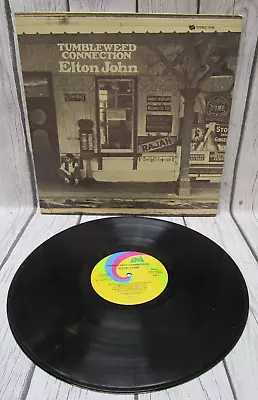 Elton John Tumbleweed Connection UNI Vinyl LP 1970 W/ Booklet Attached • $20.36