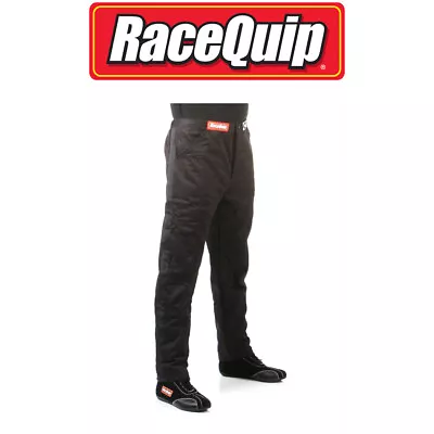 RaceQuip Multi Layer Racing Fire Suit Pants SFI 3.2A/5 Black Multiple Sizes • $189.95