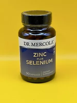 Dr. Mercola Zinc Plus Selenium Mineral Immune Support 90 Capsules EXP 10/25 • $18.50