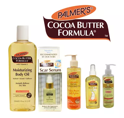 Palmer's Cocoa Butter Formula-Scar Serum-Oil-SkinTherapy Oil For Body-Full Range • £12.99