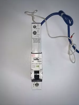 Wylex RCBO 6 Amp 30mA Type B 6A NHXSBS Range B6 NHXSBS1B06 - VAT REG’D • £19.99