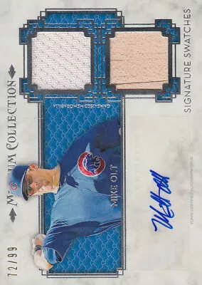 2014 Topps Museum Coll Signature Swatches Dual Relic Auto #SSDMO Mike Olt /99 • $18