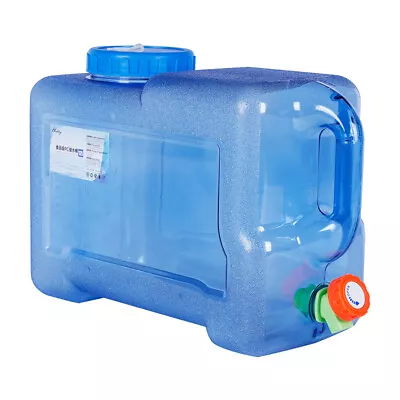 12L Outdoor Water Bucket Portable Camping Blue Water Storage Container W/Spigot • $35.99