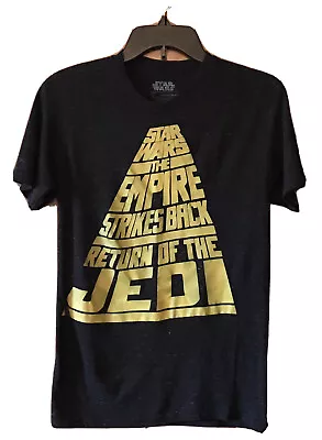 Mens Star Wars The Empire Strikes Back Return Of The Jedi T-Shirt Size Small • $10