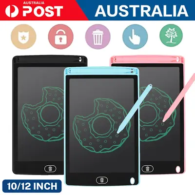 8.5 / 10 / 12  LCD Writing Tablet Drawing Board Colorful Handwriting Pad Kids • $13.24