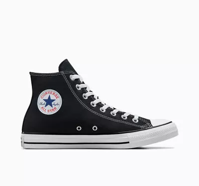 Converse Chuck Taylor All Star Hi Black / White Shoes • $64.99