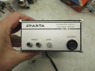 1 Sparta Broadcast Turntable Pre-Amp TEP 3-S For QRK Gates Or Collins • $99.99