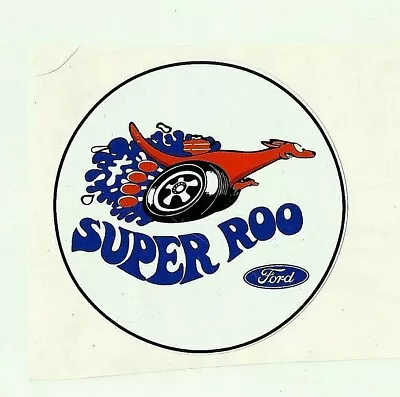 FORD SUPER ROO Vinyl Decal Sticker FALCON GTO HOT ROD RAT FINK  MUSCLE  • $3.69