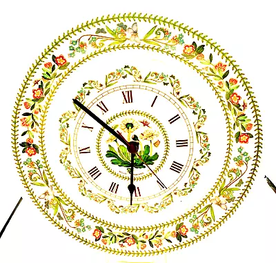 £21 • Buy PORTMEIRION Botanic Garden 10 Inch Ceramic Battery Operated Clock TESTED WORKING