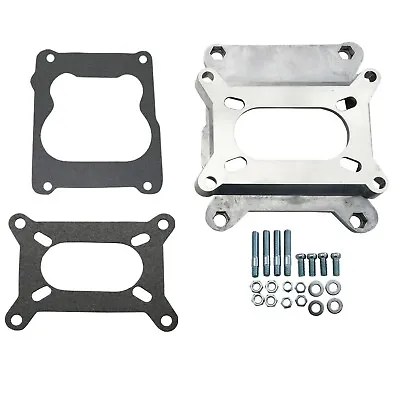 Universal Q-Jet Flange Carburetor Adapter Kit  2 Barrel To 4 Barrel Spreadbore S • $28.99