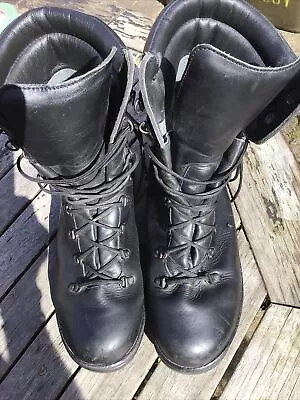 Vibram GORE-TEX Black Leather Military Boots S00625 UK 10M EU 44  • £25