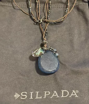 Silpada Necklace Indigo Mood Blue Quartz • $42.50