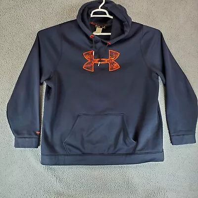 Under Armour Storm 1 Hoodie Mens 3XL Loose Pullover Black Long Sleeve Hoodie • $24.88