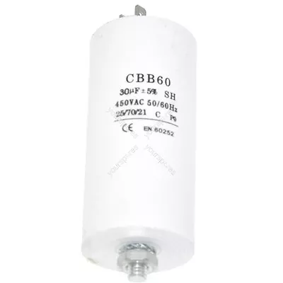 £6.12 • Buy Universal 30UF Microfarad Appliance Motor Start Run Capacitor