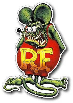 •rat Fink 4 X6  Sticker Decal Hot Rod Chevy Model-a Diamond Shine Finish! • $4.75