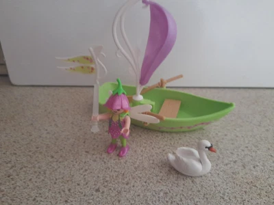 £6 • Buy Playmobil Fairy Boat With  Case 9105