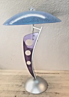 Vintage Lucite Like Jetson Space Age Futuristic Saucer Lamp Rare Find • $499