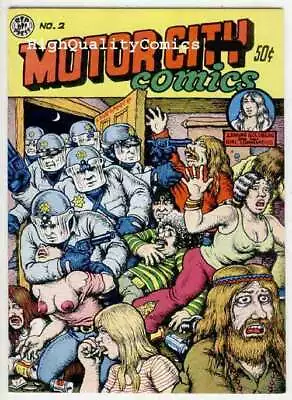 MOTOR CITY COMICS #2 VF+ Underground 1970 Robert Crumb More UG In Store • $69.99