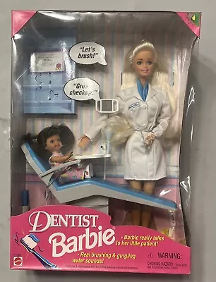 Vintage New In Box ~1997 Dentist Barbie & Kelly Doll 17255 • $38.99