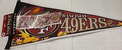  Vintage San Francisco 49ers Fan Pack Pennant Button Bumper Sticker 1997 • $17.99