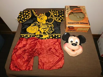 Vintage Ben Cooper Mickey Mouse  Halloween Costume In Kongo Gorilla Box • $69.99