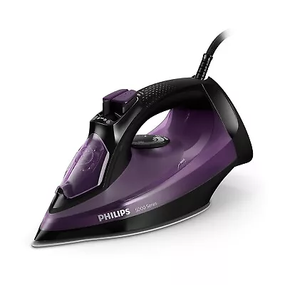 Philips Steam Iron Quick Heat Steam Boost Glide Sole Plat 2400 W DST5030/80 • $200.63