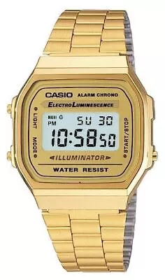 Casio Gold Classic Digital Watch A168W Gold Design Unisex Retro Vintage Melbourn • $39.99