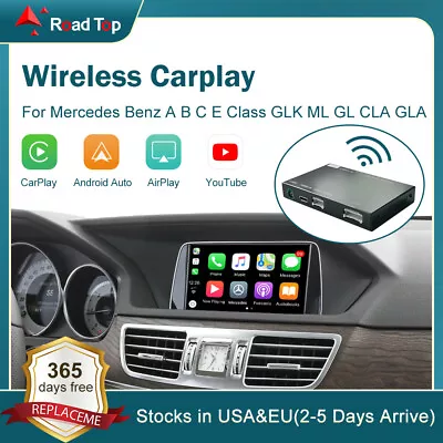 4.5 Wireless CarPlay Decoder For Mercedes-Benz A B C E G CLA GLA GLK CLS ML SLK • $239