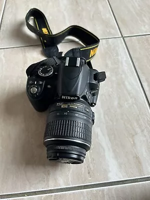 Nikon D D3100 14.2MP Digital SLR Camera - Black (AF-S DX 18-55mm Lens) • £50