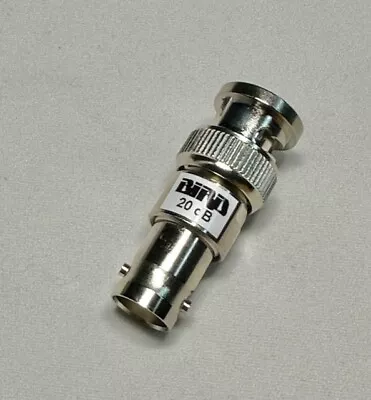 Bird Attenuator 3W 20dB BNC(M) To BNC(F) DC-4.0GHz ( 3-A-MFB-20) New! • $38