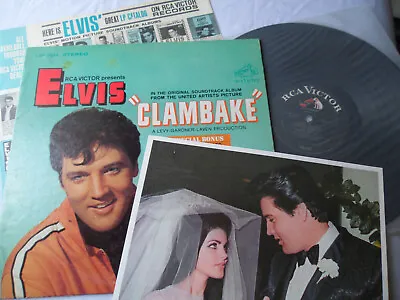 $99.99 • Buy ELVIS Original__1967__Clambake LP__BONUS PHOTO__RCA LSP-3893