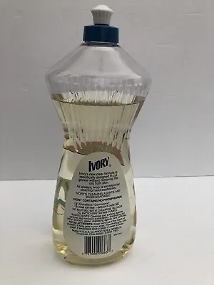 Vintage Ivory Liquid Dish Dishwashing Soap Bottle 22oz 90% Full 1991 Movie Prop • $39.99