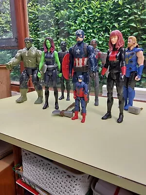 Hasbro MARVEL Job Lot Of 12 Inch Action Figures • £5