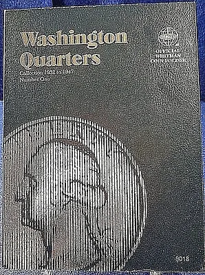 Whitman Washington Quarter #1 1932-1947 Coin Folder Album Book #9018 • $9