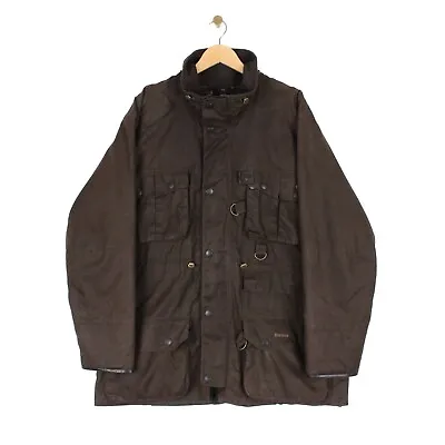 £99.99 • Buy Barbour Dry Fly Wax Jacket Waxed Cotton Fishing Utility Coat Mens Size XL