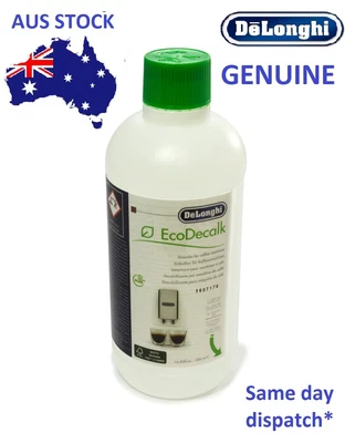$29.54 • Buy AUS STOCK Genuine Delonghi Descaler EcoDecalk 500ml DLSC500 5513296041