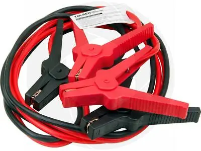 Battery Charging Booster Jump Start Emergency Jumper Cables & Bag Car Motorcycle • $13.68