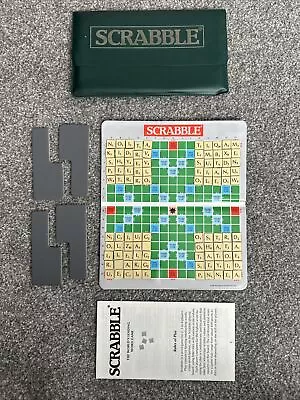 Vintage Travel Scrabble Pocket Magnetic Board Game 1988 Spear & Son • £14.99