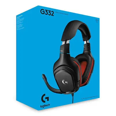 $109 • Buy Genuine Logitech G332 Wired Gaming Headset For PlayStation , Xbox One, Nintendo
