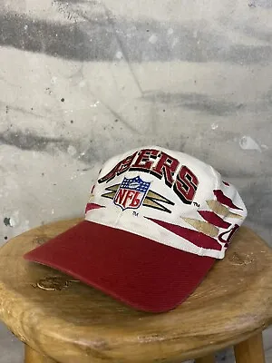 VINTAGE San Francisco 49ers Hat Cap Snapback LOGO Athletic Diamond Cut Pro Line • $85