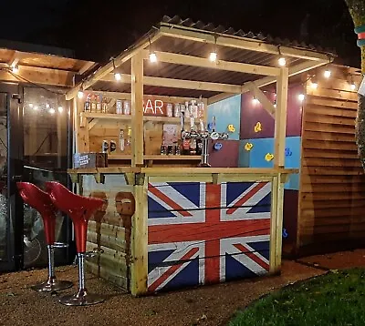 Garden Bar - Wooden Outdoor Bar DIY Kit • £580