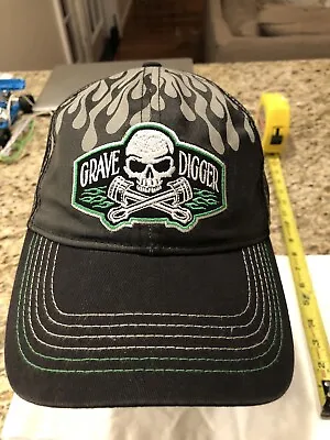 Grave Digger Monster Jam Truck Adult Adjustable SnapBack Hat • $10.99