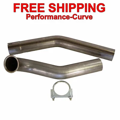 3  Turbo Exhaust Down Pipe Fits 94-97 Ford F250/F350 7.3L 409SS - DP-002 • $124.95